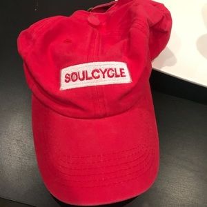 SOULCYCLE RED BASEBALL HAT